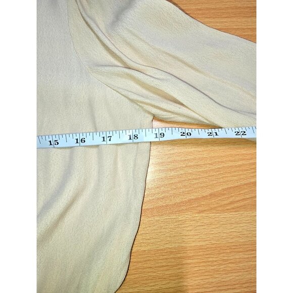 Twelfth Street Cynthia Vincent Romper M Retro Classic Old Money button Pintucked - Picture 5 of 16